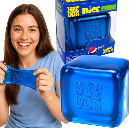 Schylling Squishy Κύβος Αφρώδες Μπλε