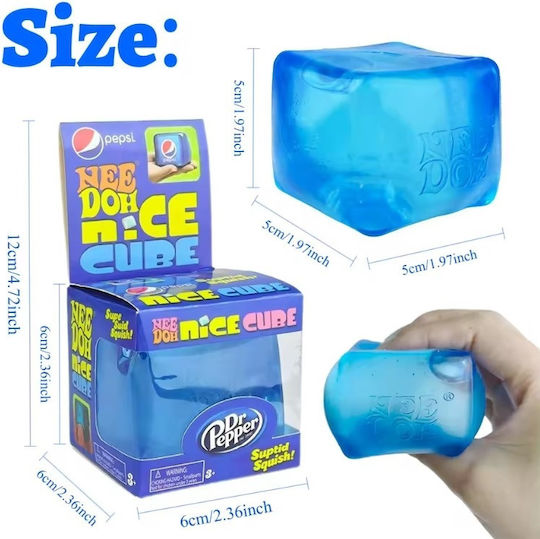 Schylling Squishy Κύβος Αφρώδες Μπλε