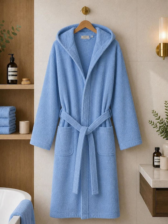 Astron Italy Bathrobe with Hood Green 450gr/m²
