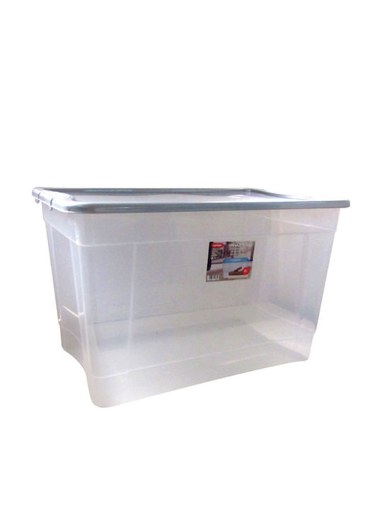 Cyclops Mega Plastic Storage Box with Lid Transparent 59x40x37cm