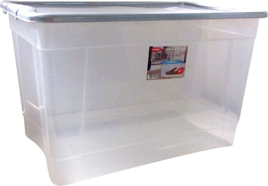 Cyclops Mega Plastic Storage Box with Lid Transparent 59x40x37cm