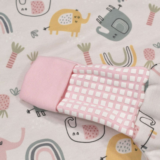 Tender Winter Sleeping Bag with Feet Elephants 2.5 Tog Beige with Detachable Sleeves