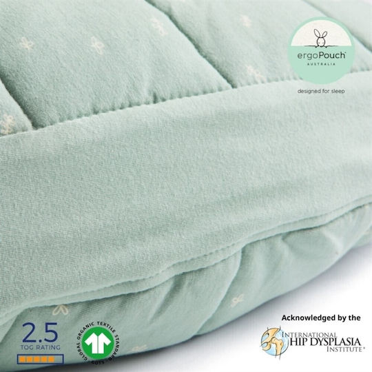 Ergo Pouch Winter Sleeping Bag with Feet Sleep Suit 2.5 Tog Sage