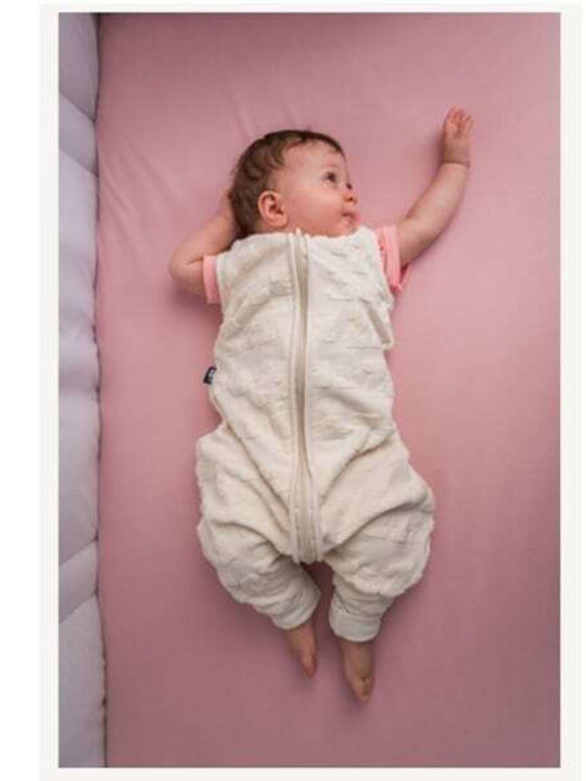 Baby Bliss Winter Sleeping Bag with Legs 2.5 tog Ecru