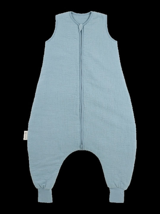 Meyco Winter Schlafsack mit Füßen Jeans Blue