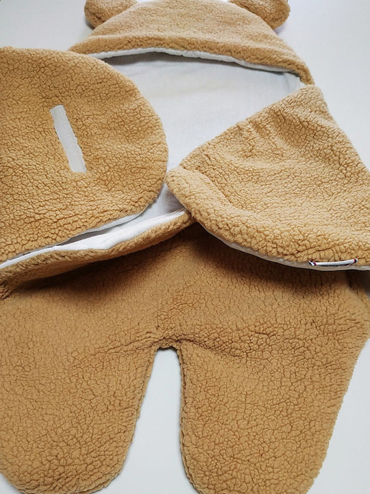 SteweHome Summer Sleeping Bag with Legs Brown