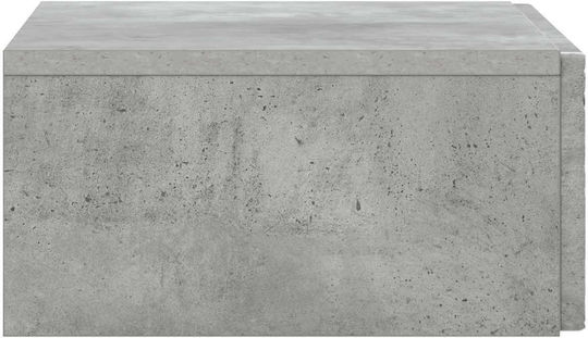 vidaXL Konsolentisch Aus Holz Grau M87,5xB34,5xH17cm