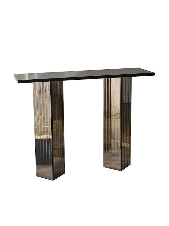 Wooden Console Table Bronze L105xW34xH80cm
