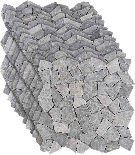vidaXL Плочка Подова / Стенна За Външно Пространство Мат 30x30cm Светлосива