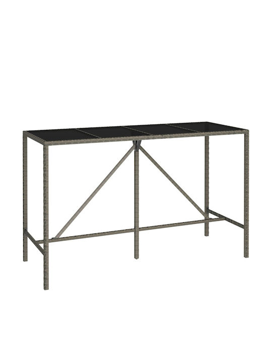 Set Bar Exterior Sintetic 11 Piese Gri
