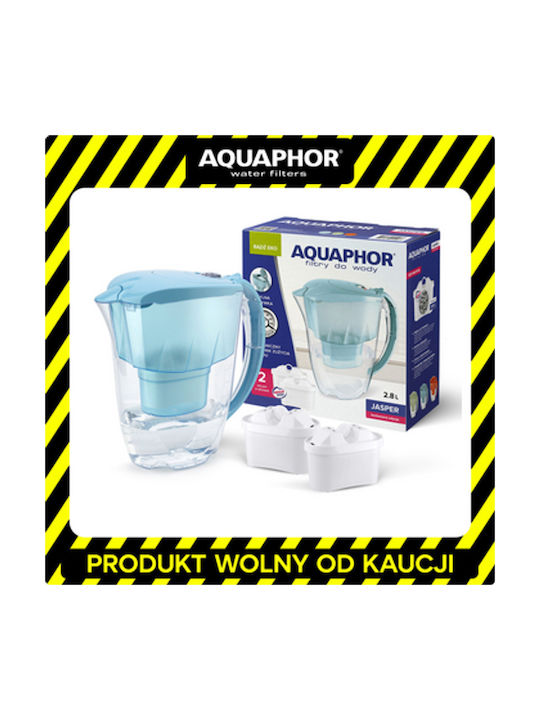 Aquaphor Jasper Κανάτα Σερβιρίσματος Πλαστική Green με Φίλτρο B100-25 Maxfor 2800ml