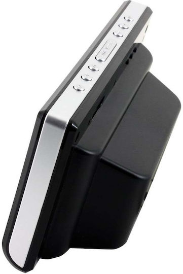 Soundmaster UR8400 Tabletop Digital LED Clock With Alarm Clock & Radio Black