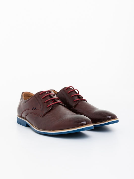 Pantofi Casual Pentru Bărbați Burgundy