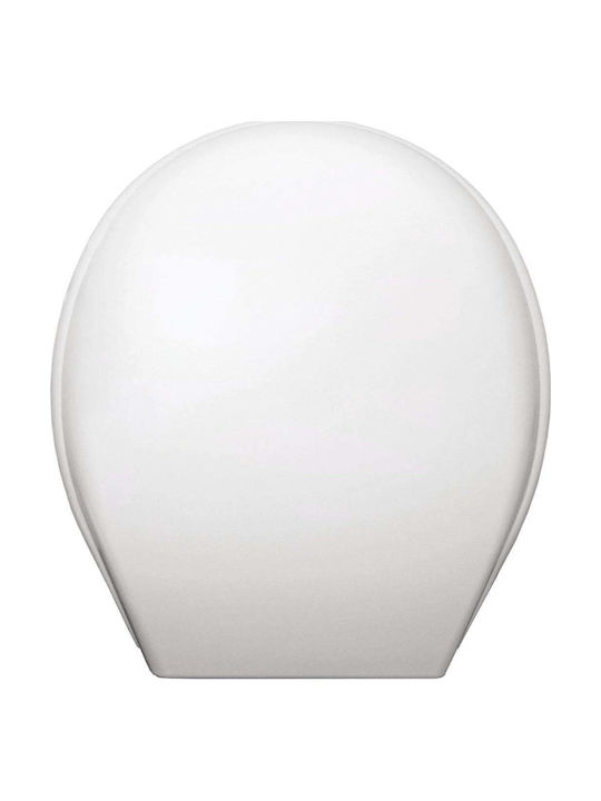 Nikiplast Plastic Toilet Seat White 42.5-43.5cm