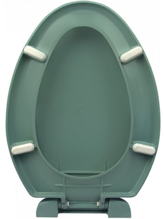 EVIOP Capri Капак За Тоалетна Шанта Пластмасов 52.5x35.5см Розов