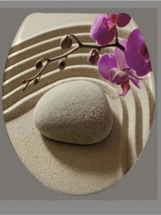 Inter Ceramic Καπάκι Λεκάνης Soft Close Πλαστικό 45x37cm Πολύχρωμο
