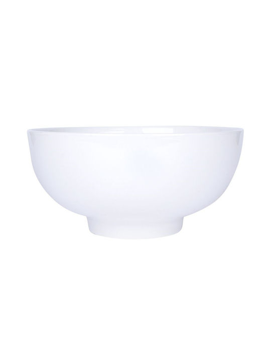 Excellent Houseware Serving Bowl Round made of Porcelain White with Diameter 20cm