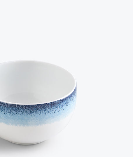 Ionia Apeiron Сервираща купа за зърнени храни от Порцелан Кръгла Blue с диаметър 12.5cm 1бр