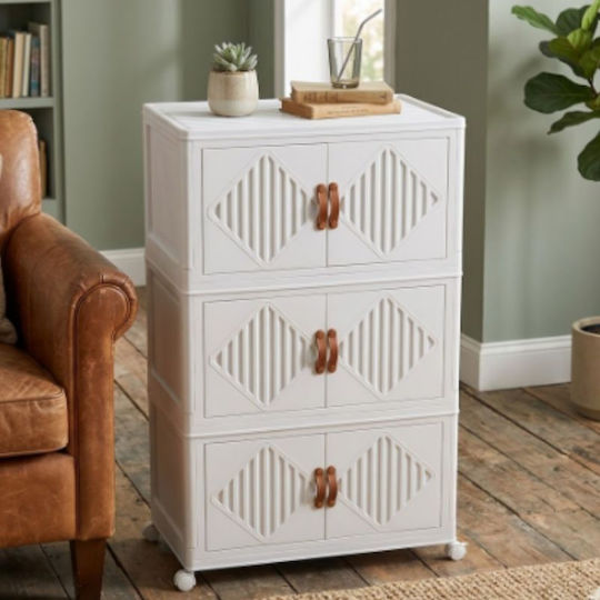 Kleiderschrank Büro Ice White 70x41x115cm