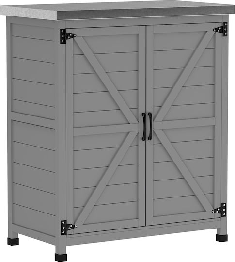 Double Door Wardrobe Wooden 79x43x92cm