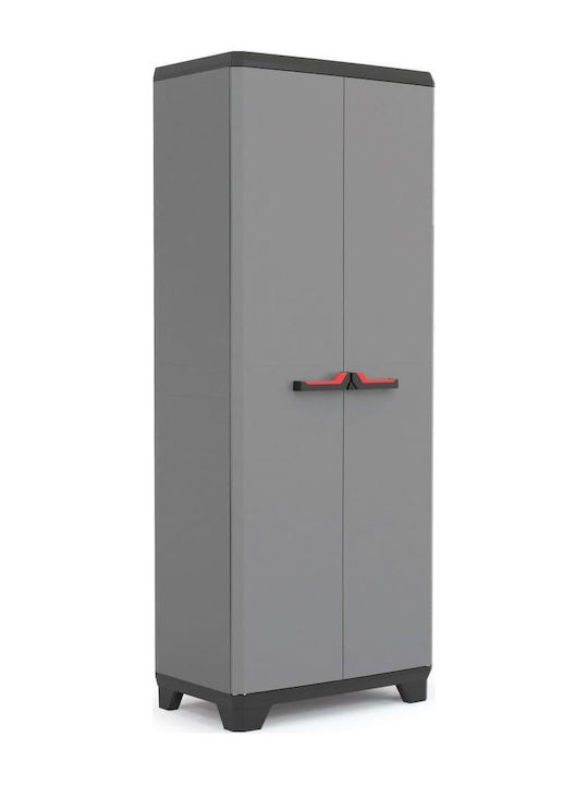 Double-leaf Outdoor Storage Cabinet Polypropylene 68x39x173 cm