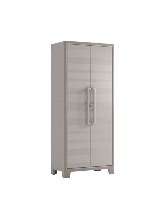 Dulap cu două uși Gulliver High Plastic cu 4 Rafturi 80x44x182cm