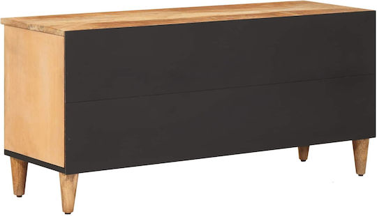 Дървен Скрин За Спалня Кафяв 100x33.5x46см