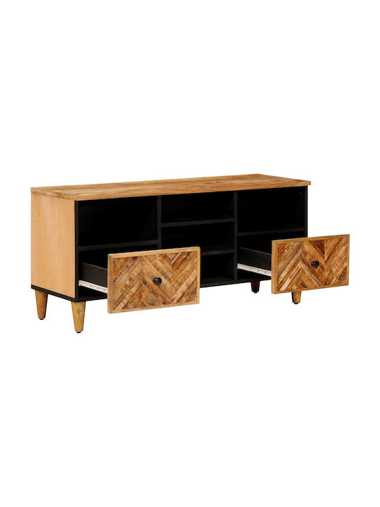 Wooden Brown Bedroom Chest of Drawers 100x33.5x46cm