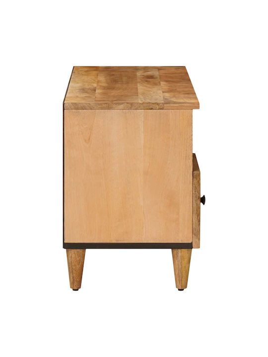 Wooden Brown Bedroom Chest of Drawers 100x33.5x46cm