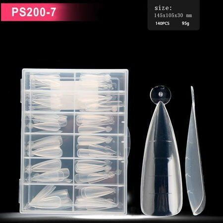 Lady Victory Plastic Tips Νυχιών σε Λευκό Χρώμα 10τμχ
