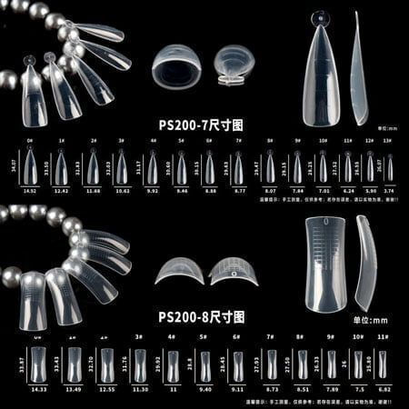 Lady Victory Plastic Tips Νυχιών σε Λευκό Χρώμα 10τμχ