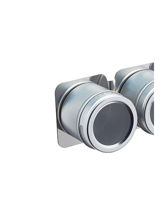 Kitchen Craft Gewürzgläser Metallisch auf Basis Silber