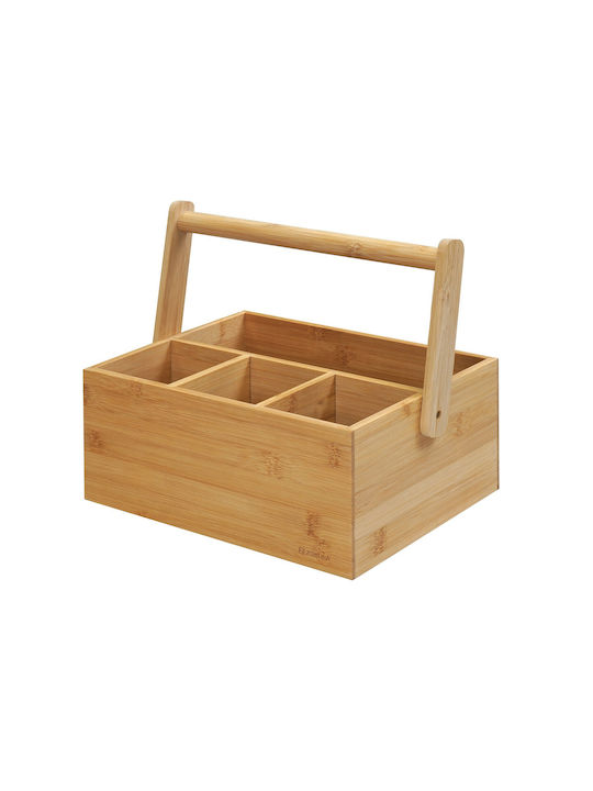 Zokura Suport De Masă Din Bambus 30x21x12 Cm