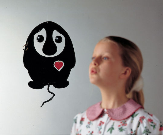 Flensted Mobiles Kids Room Decorative Mobile Animals Black Wish 18εκ.