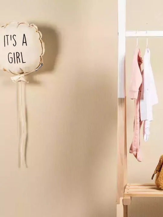 Childhome Детска Декорация за Стена Балон Бежов Балон Girl 26x8x26εκ.