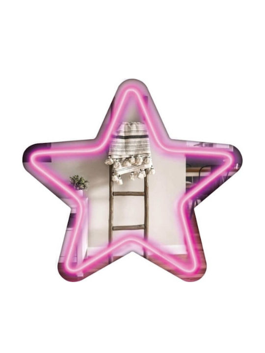 Mood Kinderwanddekoration Kinder-Spiegel Stern 25,7x24,2cm