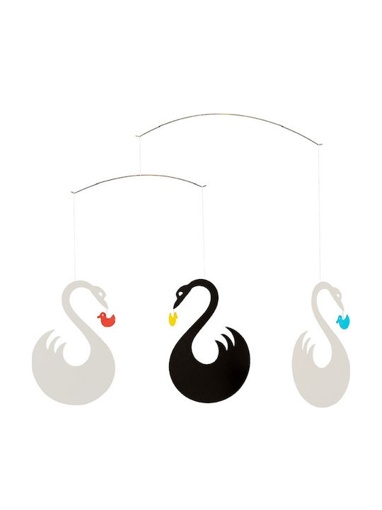Flensted Mobiles Decorațiune De Perete Pentru Copii Cameră Mobilă Lebăda 27x35cm