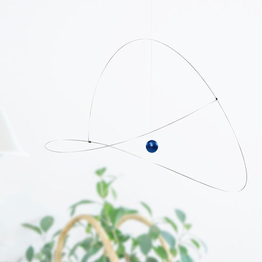 Flensted Mobiles Kids Room Decorative Mobile Blue 40x40cm