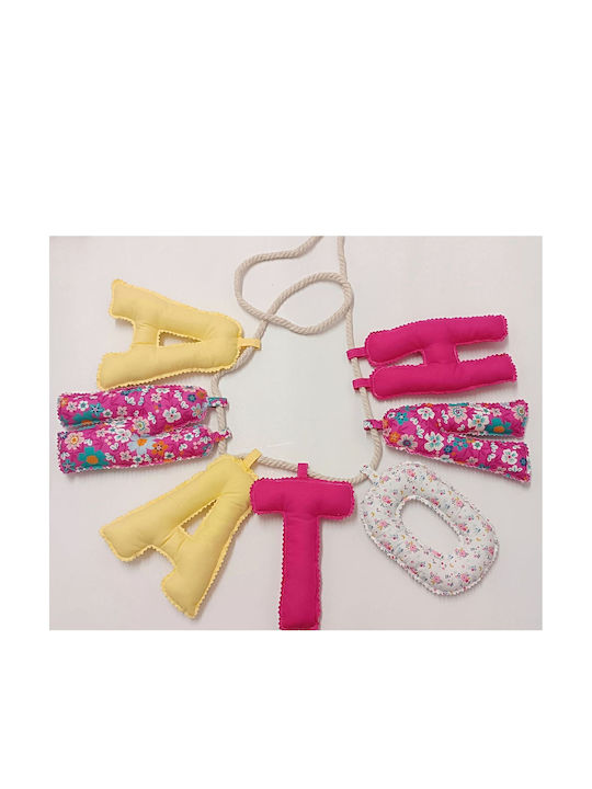 Magnolia Handmade Kinder Dekoratives Banner aus Stoff