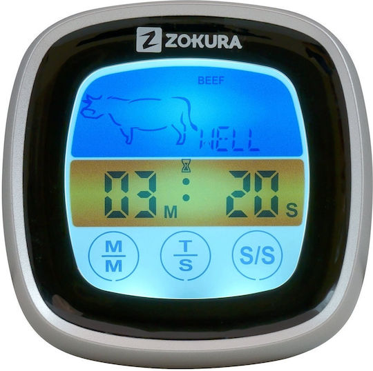 Zokura Ψηφιακό Θερμόμετρο Μαγειρικής με Ακίδα 0°C / +300°C