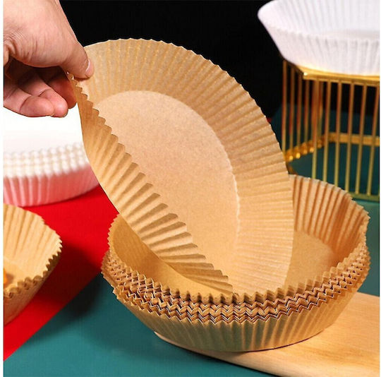 Non-Stick Baking Papers for Air Fryer 16x16cm 50 Pieces