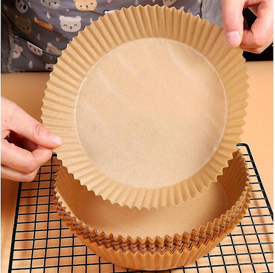 Non-Stick Baking Papers for Air Fryer 16x16cm 50 Pieces