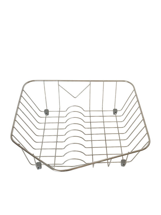 Sanitec No 13 Sink Strainer Inox Silver 37x33x12cm