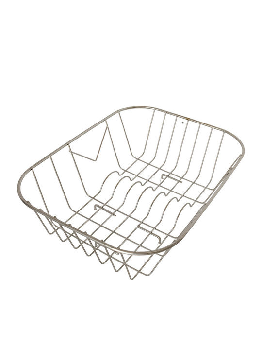 Sanitec No 13 Sink Strainer Inox Silver 37x33x12cm