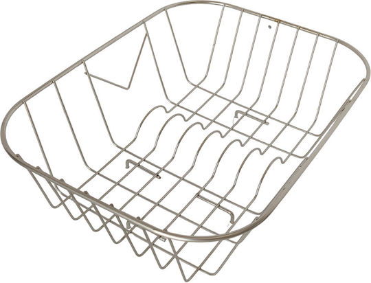 Sanitec No 9 Geschirrabtropfer Abtropfgitter Inox Silbern 32x40cm