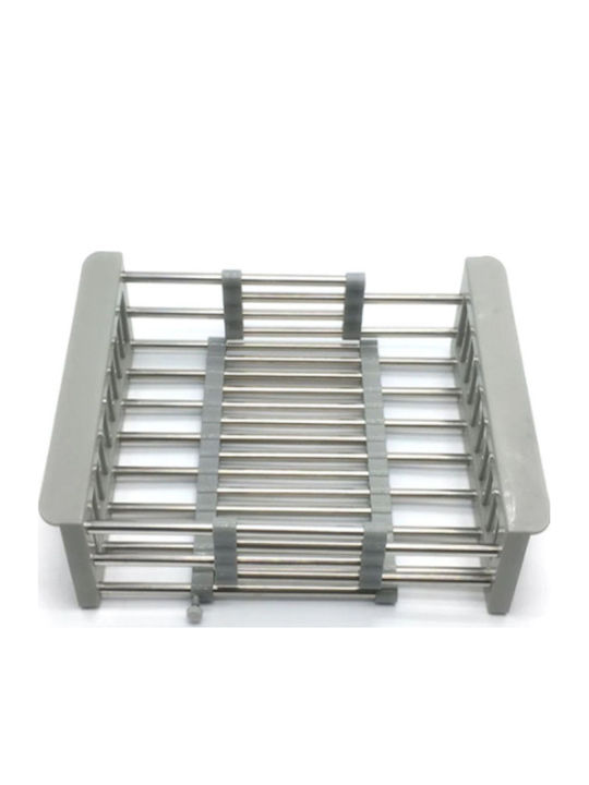 Factory Στραγγιστήρι Γούρνας Inox Γκρι 42x23x23cm