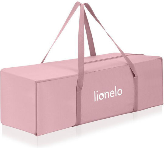 Lionelo Loc de Joacă cu Saltea Roz 100x100cm