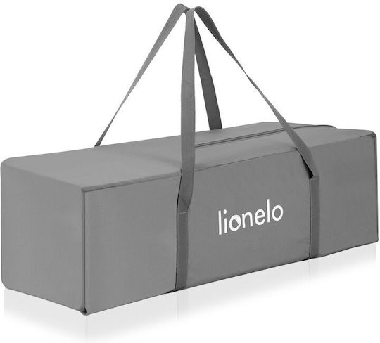 Lionelo Mille Plus Playpen With Mattress Gray 100x100cm