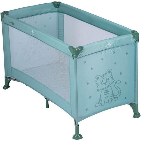 FreeOn Playpen with Mattress Green 60x120cm