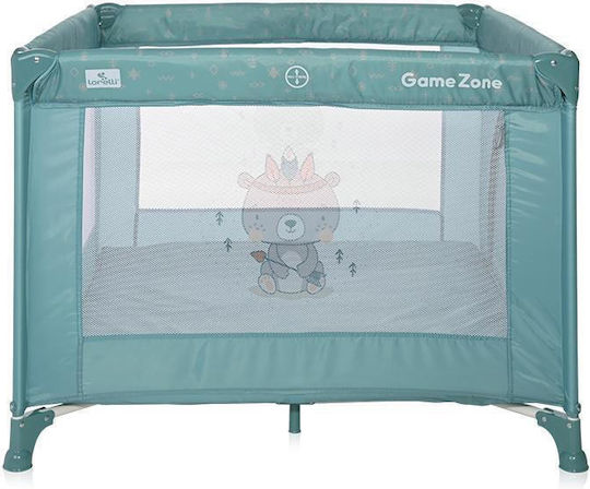 Lorelli Arctic Indian Loc de joacă cu Saltea Albastru 100x100cm